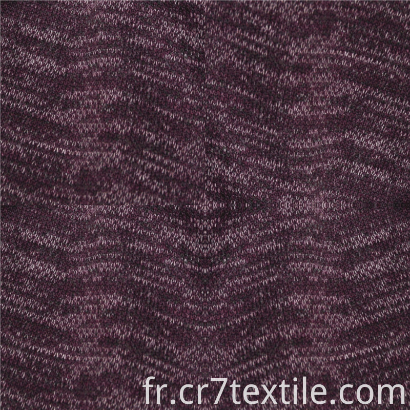 Breathable 4 Way Spandex Dyed Coarse Knitted Jersey Fabric